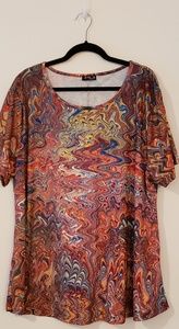 Lily watercolor tunic